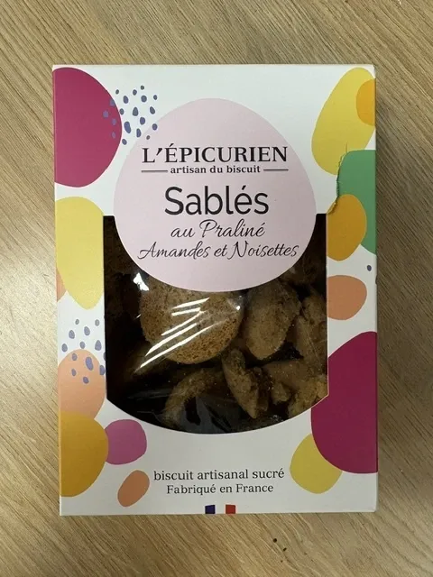 Sablés au praliné amandes et  noisettes